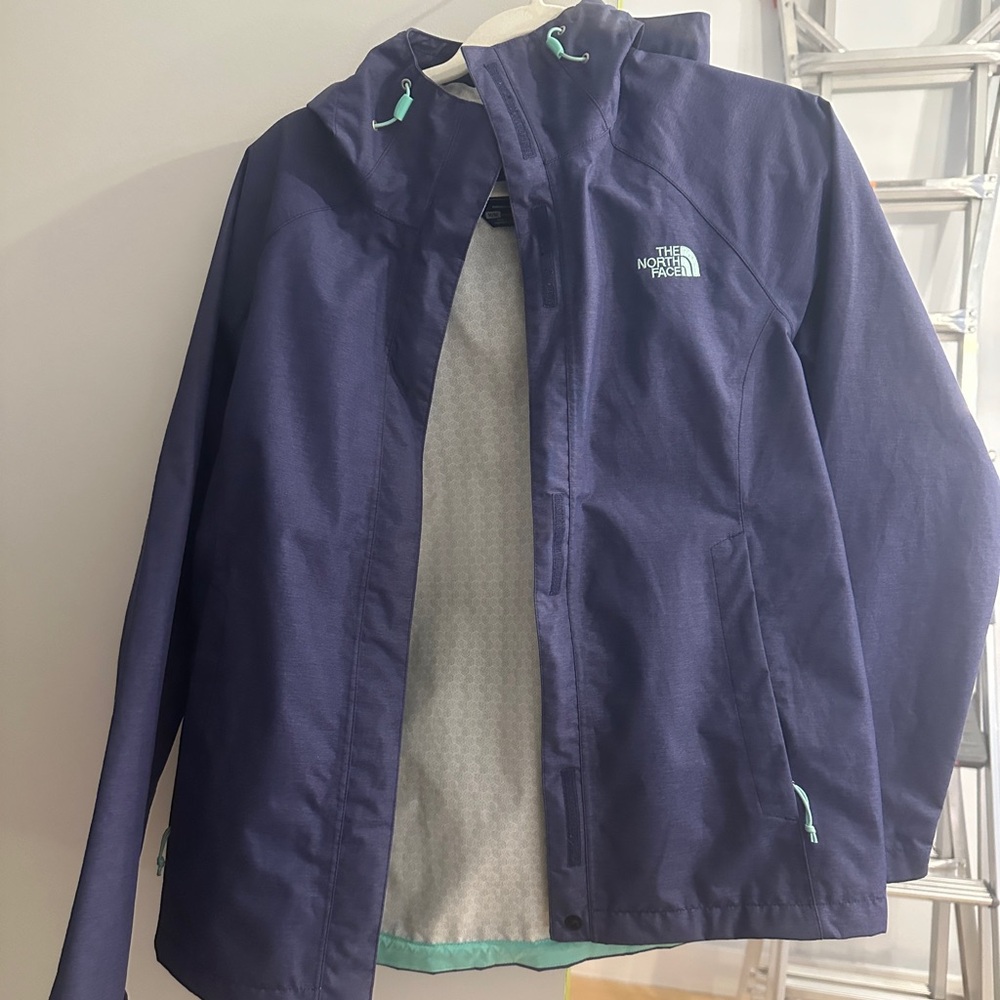 The North Face packable rain jacket